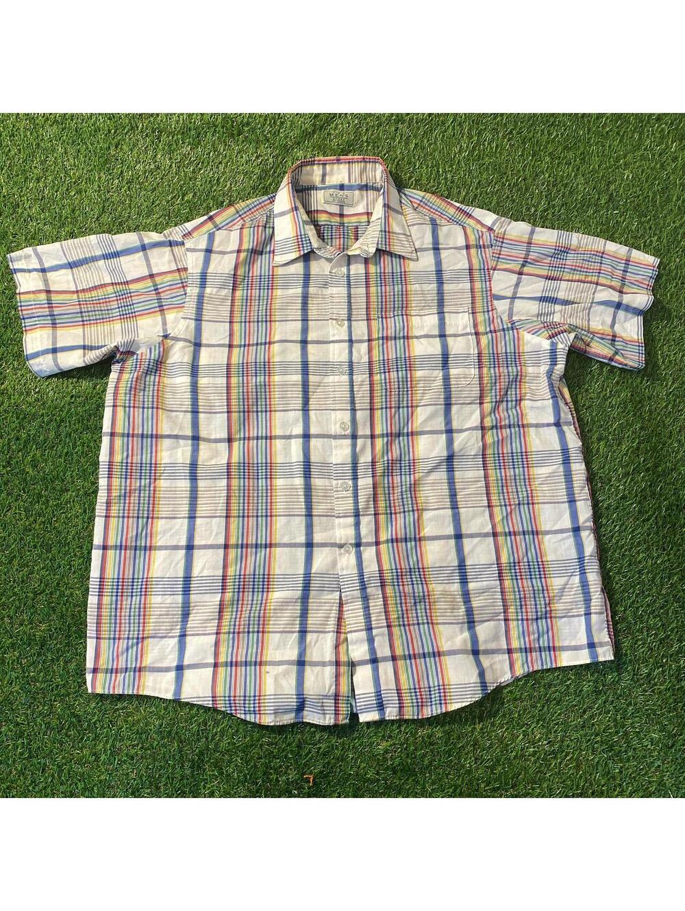Vintage 80’s Sears Men’s Store plaid shirt